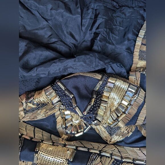 Naeem Khan Inspired Jewelled Flapper Dress S - Picture 9 of 16